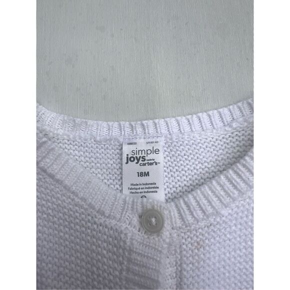 Carters Baby Button-Up Cardigan size 18 month - Picture 3 of 4